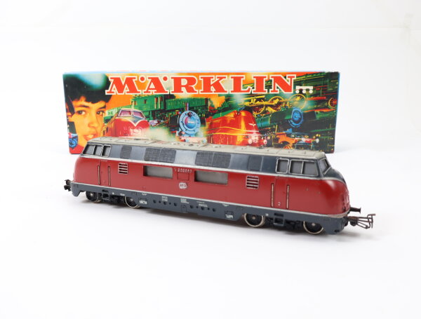 Märklin H0 3021 Diesellok rot-grau BR V200 060 DB / Guss OVP