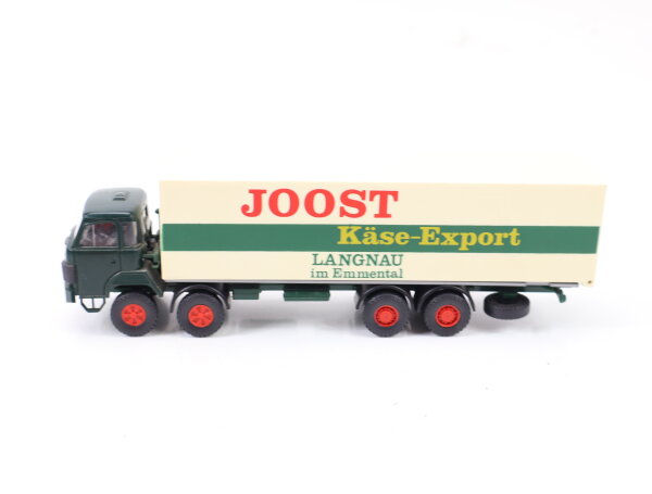 RMM H0 Modellauto LKW  4-Achser Sauer "Joost Käse-Export"