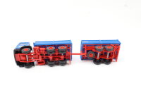 Kibri H0 Modellauto LKW MAN mit Anhänger Kipper Pritschen-Kipper