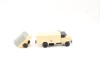 Roco H0 1318 Modellauto MAN 5t LKW mit Anhänger...
