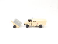 Roco H0 1318 Modellauto MAN 5t LKW mit Anhänger Rotes Kreuz DRK
