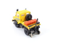 Roco H0 Modellauto aus Set 1909 Zweiweg Rangierfahrzeug  LOCTRAC 100S MB Unimog