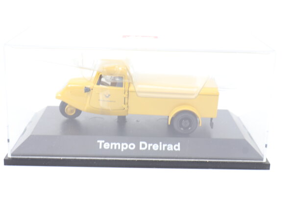 Schuco 03909S Modellfahrzeug PKW Tempo Dreirad "Deutsche Bundespost" 1:43 OVP