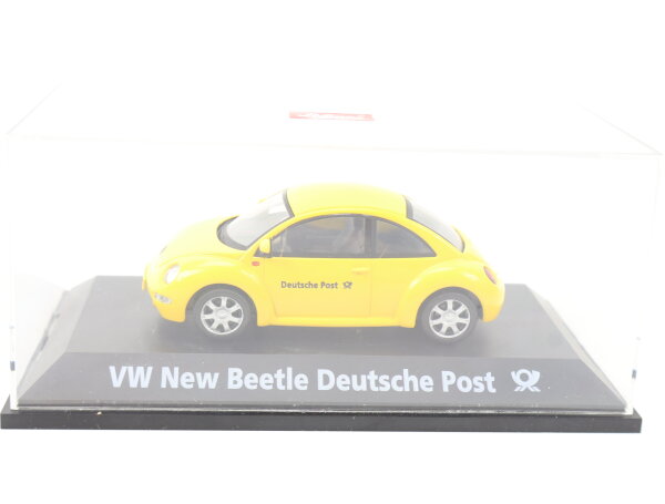 Schuco 3811 Modellauto PKW New Beetle "Deutsche Post" 1:43 Vitrine