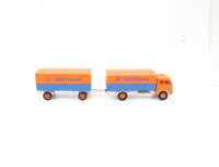 Brekina H0 7855 Modellauto LKW Hängerzug VEB Kombinat Deutrans