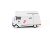 Preiser HO 1126 Modellauto Geldtransporter aus Bausatz silber