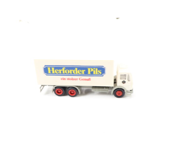 Herpa H0 Modellauto LKW Mercedes Benz "Herforder Pils ein stolzer Genuß" 1:87