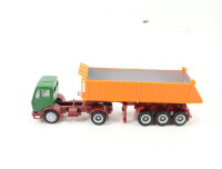 Herpa H0 Modellauto LKW Mercedes Benz MB Kipper grün / orange