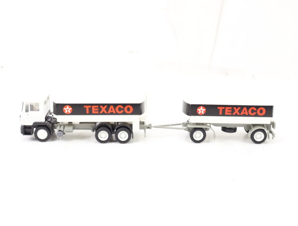 Herpa H0 864003 Modellauto LKW MAN Tanklastzug "TEXACO" 1:87