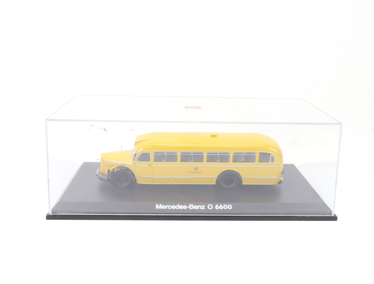 Mercedes L 6600 Plateau Baur 1950 – Schuco 1/43 – Montage Métal – Neuf