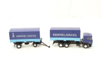 Roco H0 1577 Modellauto LKW MAN Hängerzug Pritsche/Plane "Kühne & Nagel"