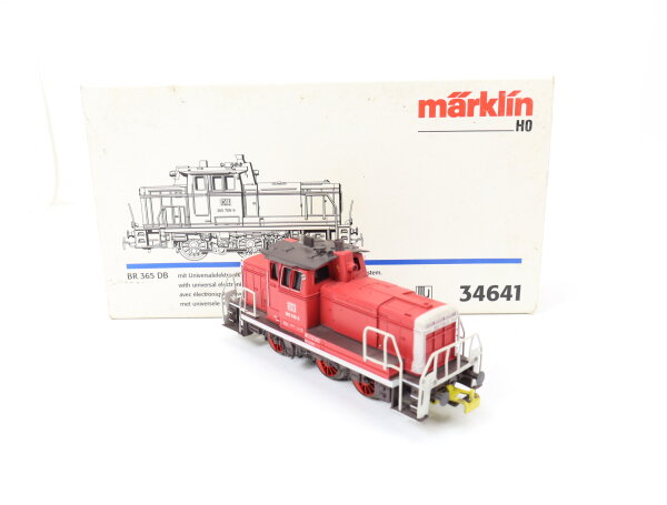 Märklin H0 34641 Diesellok orientrot BR 365 709-5 DB AG /Delta Digital TELEX OVP