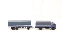 Brekina 7854 H0 Modellauto LKW Man 10,212 mit Anhänger Sattelzug "Kühne & Nagel"