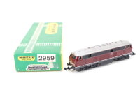 Minitrix N 2959 Diesellok rot-grau BR V160 090 DB / OVP
