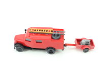 Wiking H0 22863 Modellauto Feuerwehr Opel Blitz 39-LF 8 mit Hänger 1:87 OVP