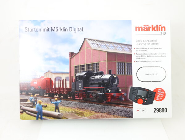 Märklin H0 29890 Startset 25-tlg. Güterzug mit MS2 und C-Gleis / mfx Digital OVP