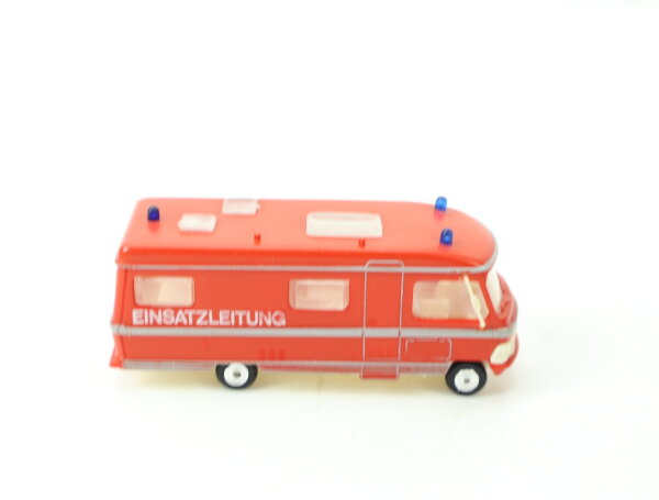 Rietze H0 50591 Modellauto Hymer 660 Wohnmobil Feuerwehr "Einsatzleitung"