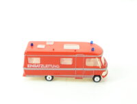 Rietze H0 50591 Modellauto Hymer 660 Wohnmobil Feuerwehr...