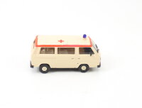 Herpa H0 Modellauto PKW VW T3 Bus Rotes Kreuz...