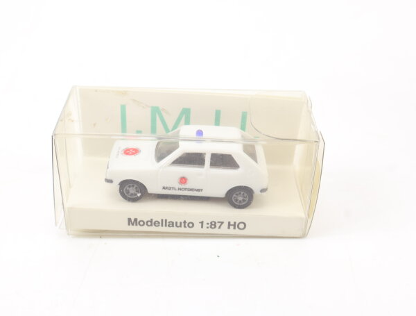 I.M.U. H0 11004 Modellauto PKW VW Polo Johanniter Ärztlicher Notdienst 1:87 OVP