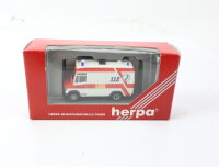 Herpa H0 043397 Modellfahrzeug PKW MB T2 Vario RTW...
