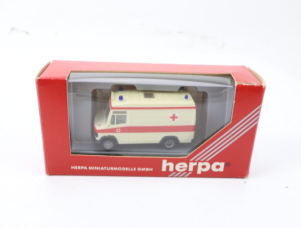 Herpa H0 041218 Modellauto Einsatzfahrzeug MB 609D KTW Rotes Kreuz 1:87 OVP