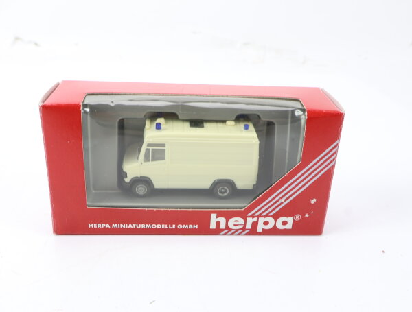 Herpa H0 041256 Modellfahrzeug PKW MB T2 RTW Rettungswagen creme 1:87 OVP