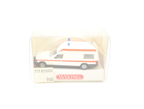 Wiking H0 0700120 Modellauto PKW Mercedes-Benz Binz Krankenwagen 1:87 OVP