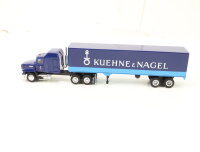 Herpa H0 873000 Modellauto Mack CH 600 Koffer Sattelzug "Kuehne & Nagel" 1:87