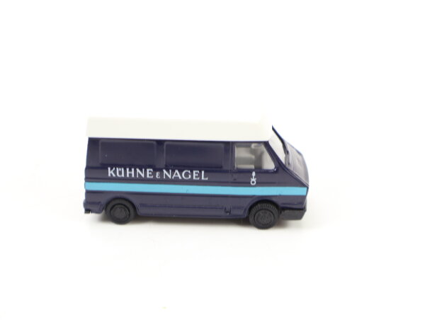 Praline H0 Modellauto Fiat 242" Werbemodell Transporter Kühne & Nagel"