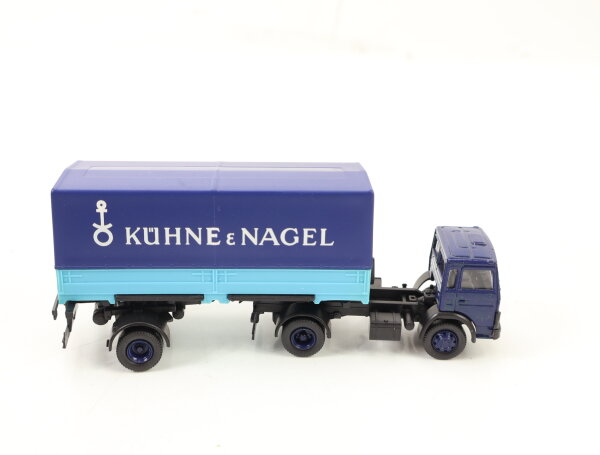 Roco H0 Modellauto LKW Magirus Wechselbrücke  "Kühne & Nagel"