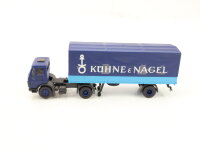 Kibri H0 10240 Modellfahrzeug LKW MB Planensattelzug "Kühne &Nagel"