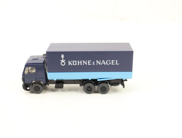 Wiking H0 571 30 Modellauto LKW Pritsche Lastzug "Kühne & Nagel" Wechselbrücke