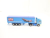Albedo H0 Modellauto LKW Volvo F12 Sattelzug LTU Airways