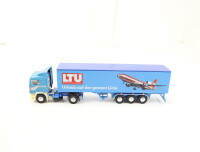 Albedo H0 Modellauto LKW Volvo F12 Sattelzug LTU Airways