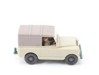 Wiking H0 454/2HE Modellauto PKW Land Rover gelbgrau...