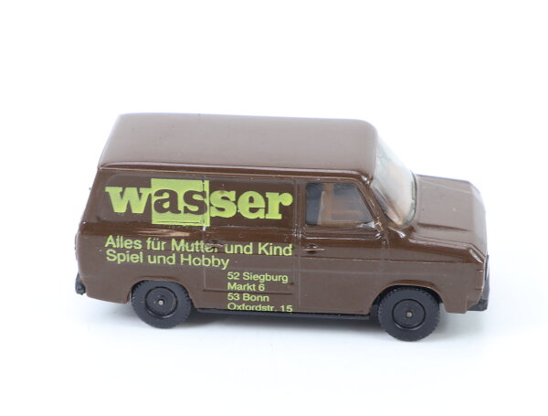 Herpa H0 Modellauto Ford Transit Transporter "Wasser" Webemodell