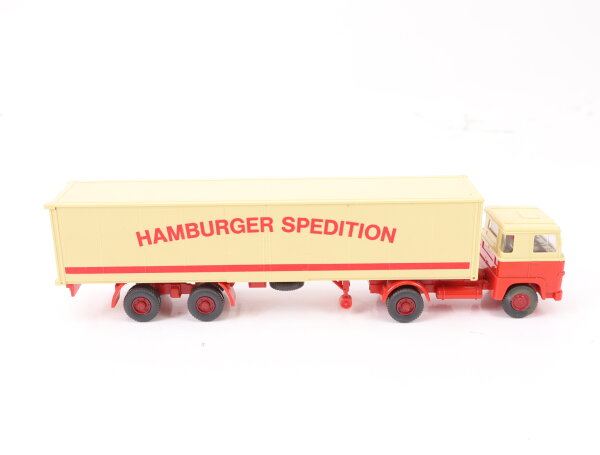 Wiking H0 512/4C Modellauto LKW Sattelzug Scania 111 Hamburger Spedition 1:87