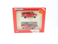 Brekina H0 9008 Modellauto-Set 2-tlg. Feuerwehr...