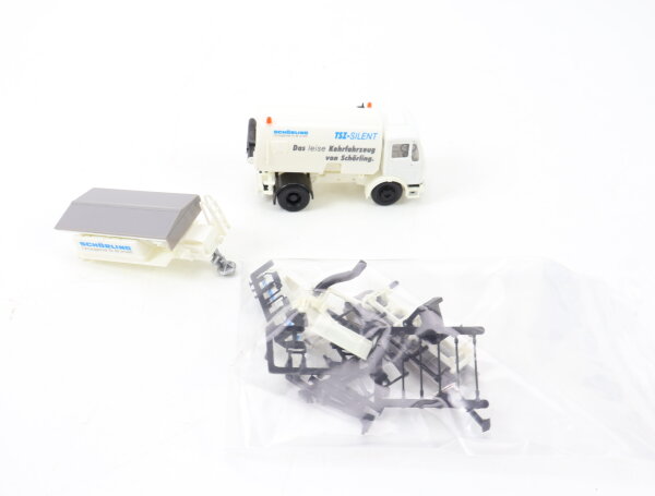 Herpa H0 Modellauto LKW Schörling TSZ-Silent Kehrfahrzeug mit Wechselsystem