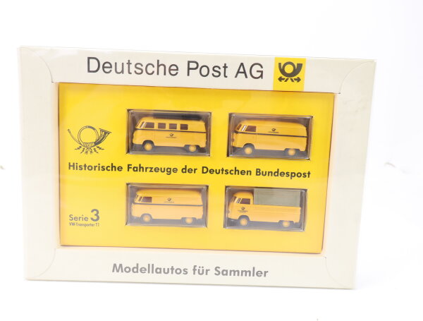 Brekina H0 Serie 3 Modellauto-Set 4-tlg. VW Transporter T1 1:87 OVP