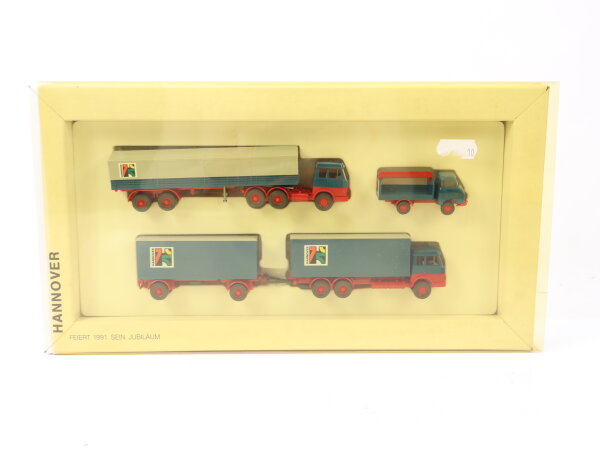 Wiking H0 Modellauto Set Hannover feiert 1991 sein Jubiläum 1:87