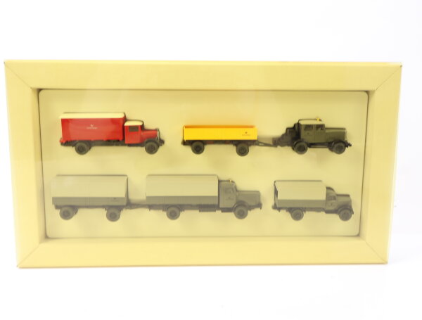 Wiking H0 Modellauto Set Postreklame Post-Museums-Shop 1992 1:87