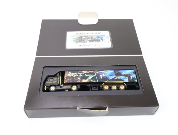 Herpa H0 Modellauto LKW MB Niederlassung Fulda Promotion-Truck Mercedes-Card