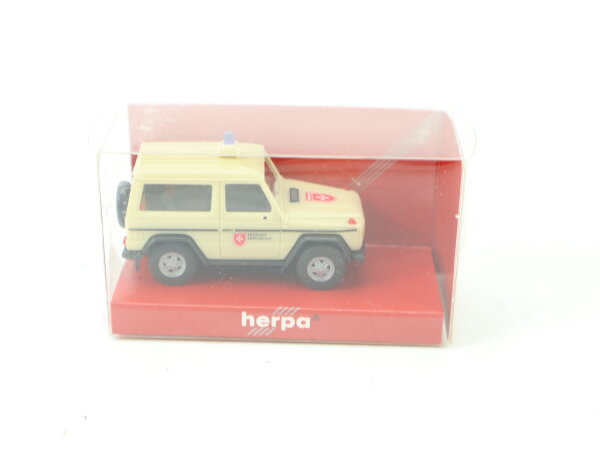 Herpa H0 Modellauto PKW Mercedes Benz G-Klasse "Malteser Hilfsdienst" 1:87 OVP