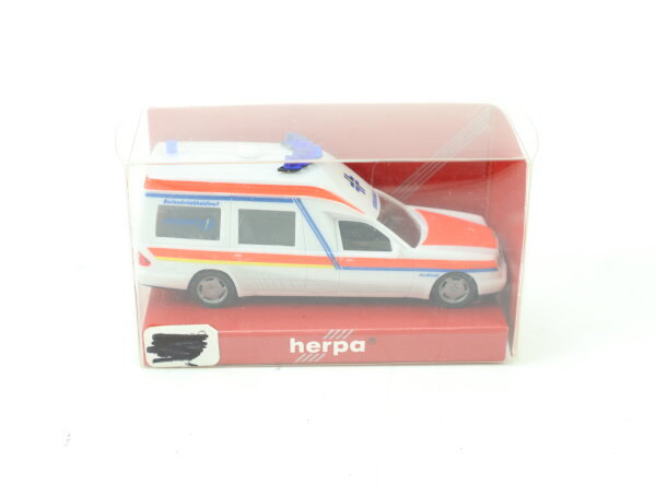 Herpa H0 044110 Modellauto MB Binz Ambulance "Auslandsrückholdienst" 1:87 OVP