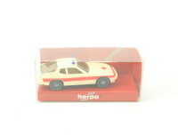 Herpa H0 Modellauto PKW Porsche 924 Notarzt Rotes Kreuz...