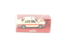 Herpa H0 4061 Modellauto BMW 528i 5er Notarzt creme 1:87 OVP
