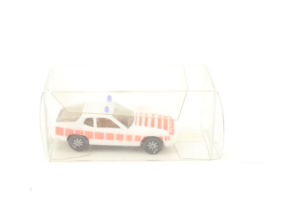 E2593 Herpa H0 4060 Modellauto PKW Porsche 924 Notarzt 1:87 OVP