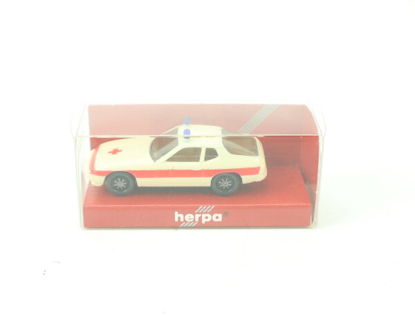 Herpa H0 Modellauto PKW Porsche 924 Notarzt Rotes Kreuz 1:87 OVP
